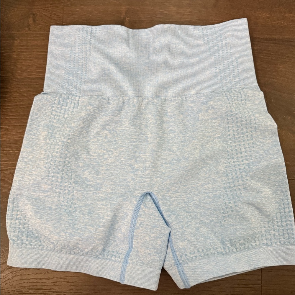 SHEIN Light Blue Athletic Shorts
